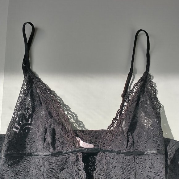 Victoria's Secret Black Lace Lingerie sz M - Picture 4 of 8
